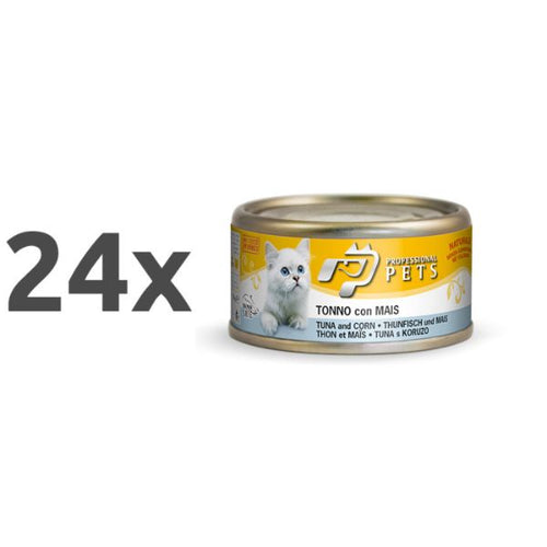 Professional Pets Naturale – tuna in koruza - 70 g - 24 x 70 g
