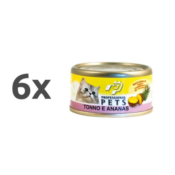 Professional Pets Naturale – tuna in ananas - 70 g - 6 x 70 g