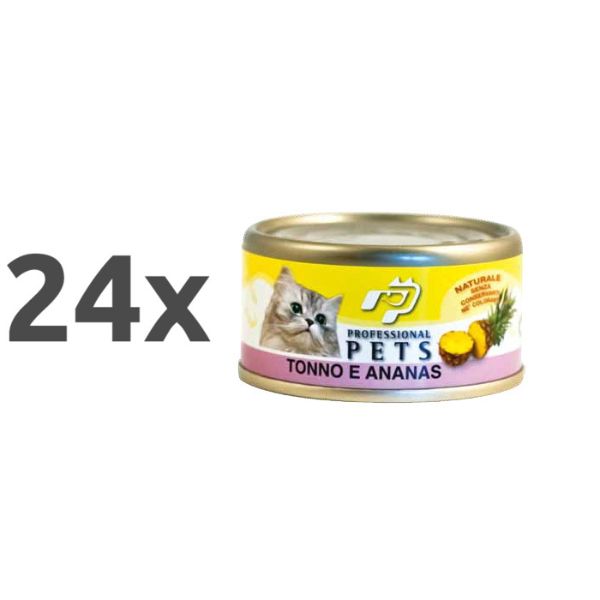 Professional Pets Naturale – tuna in ananas - 70 g - 24 x 70 g