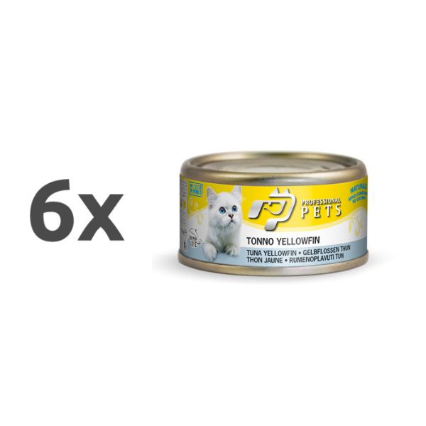 Professional Pets Naturale – rumenoplavuta tuna - 70 g - 6 x 70 g