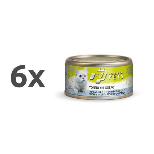 Professional Pets Naturale – modroplavuti tun – 70 g - 6 x 70 g