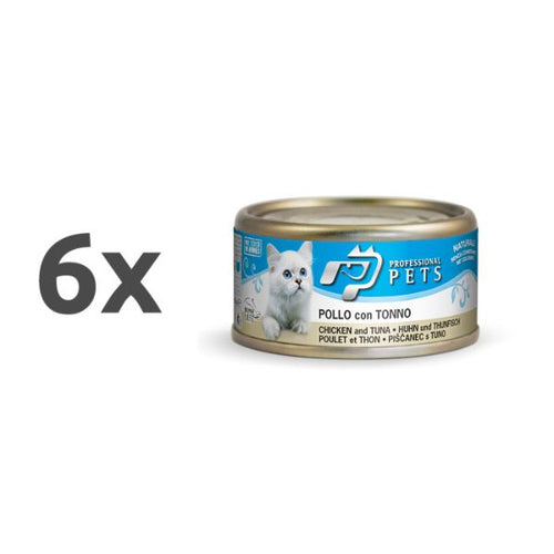 Professional Pets Naturale – piščanec in tuna - 70 g - 6 x 70 g