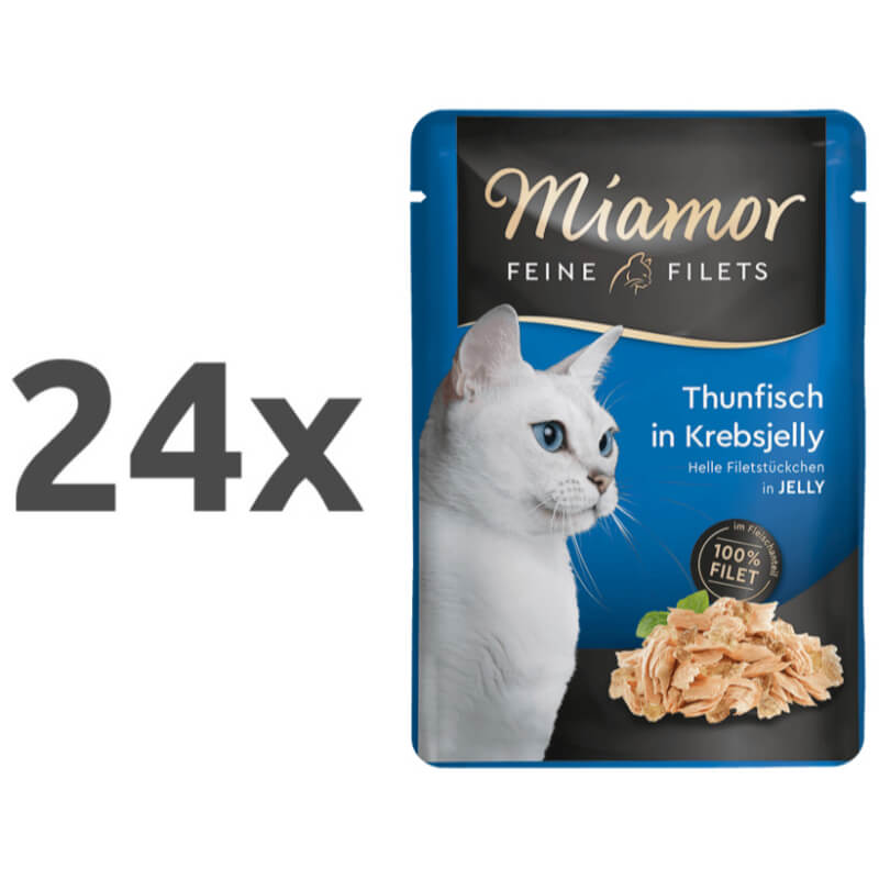 Miamor Feines Filets Jelly - tuna v omaki iz rakov - 100 g - 24 x 100 g
