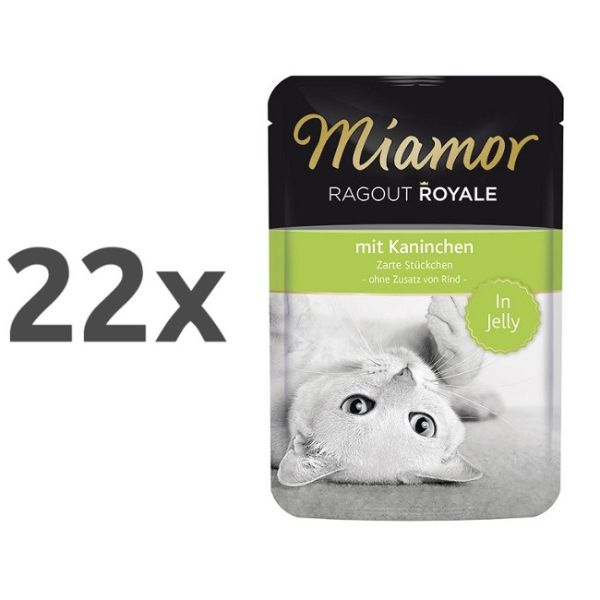 Miamor Ragu Royal - zajec v želeju - 100 g - 22 x 100 g