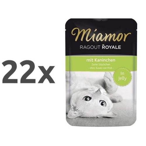 Miamor Ragu Royal - zajec v želeju - 100 g - 22 x 100 g