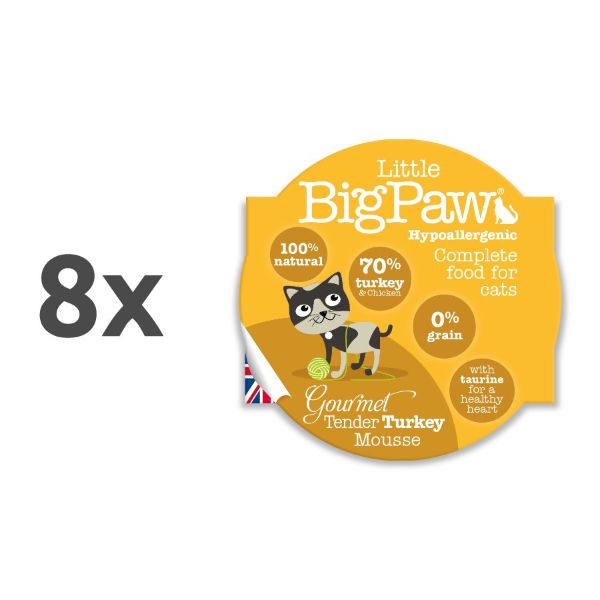 Little Big Paw alucup mousse - puran - 85 g - 8 x 85 g