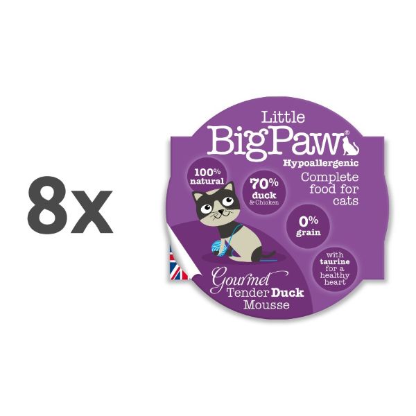 Little Big Paw alucup mousse - raca - 85 g - 8 x 85 g