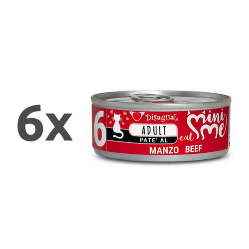 Disugual Cat Mini Me - govedina - 85 g - 6 x 85 g