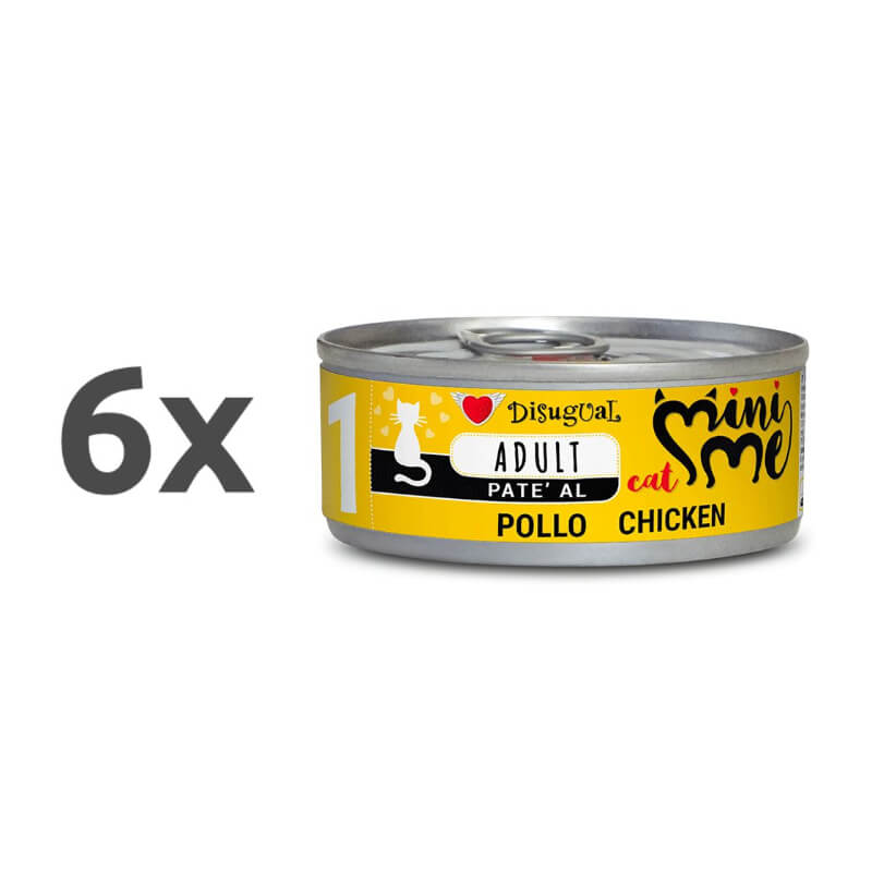 Disugual Cat Mini Me - piščanec - 85 g - 6 x 85 g