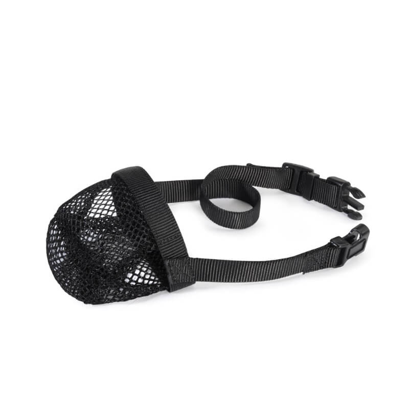 Camon najlonski nagobčnik z mrežico, črn - 22 - 52 cm