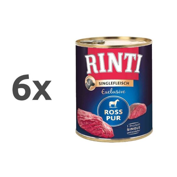 Rinti Monoprotein - konj - 6 x 800 g