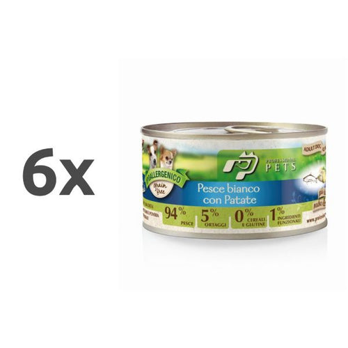 Professional Pets Mono - bela riba in krompir - 150 g - 6 x 150 g