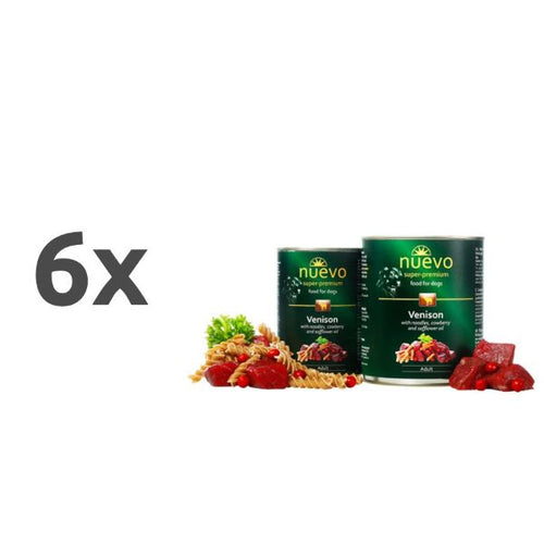 Nuevo Adult - divjačina in testenine - 6 x 400 g