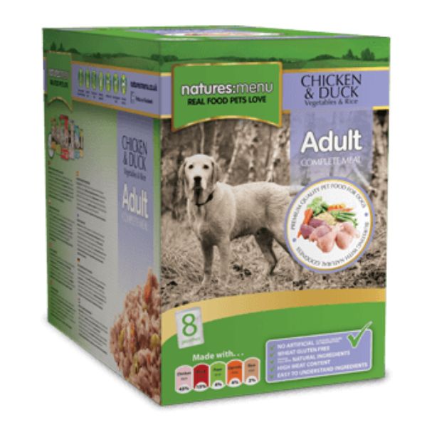 Natures Menu - piščanec in raca - 300 g - 8 x 300 g