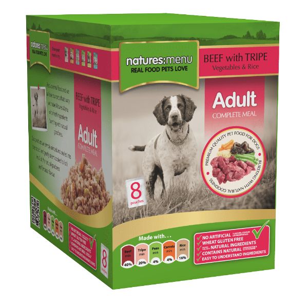 Natures Menu - govedina in vampi - 300 g - 8 x 300 g