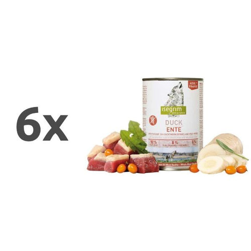 Isegrim Praire Adult – raca s pastinakom in rakitovcem - 6 x 800 g