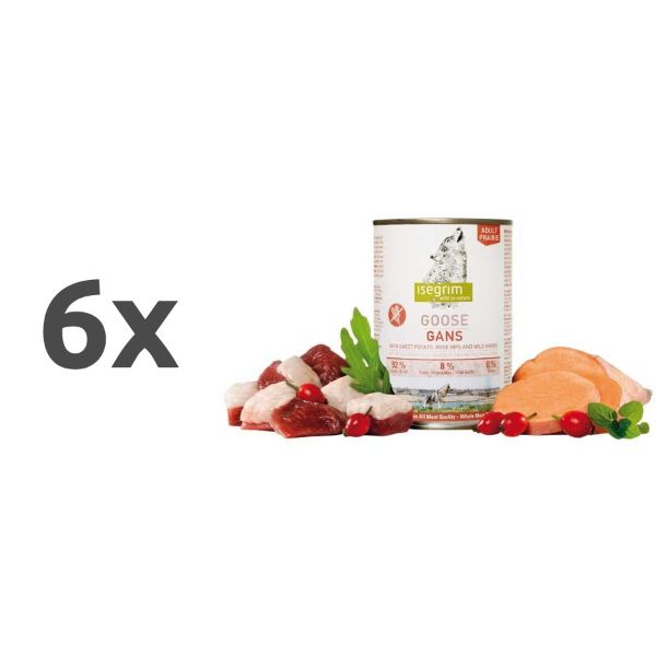 Isegrim Praire Adult – gos s sladkim krompirjem in šipkom - 6 x 800 g