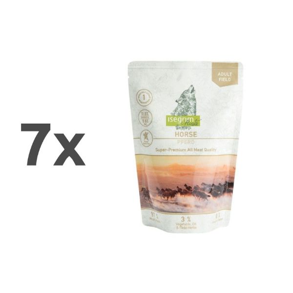 Isegrim Adult vrečka monoprotein - konj - 410 g - 7 x 410 g