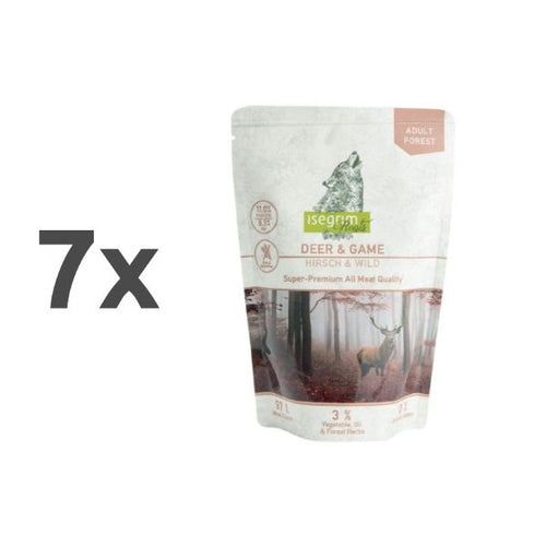 Isegrim Adult vrečka duoprotein - jelen in divjačina - 410 g - 7 x 410 g