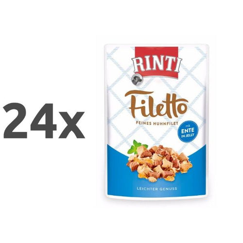 Rinti Filetto in Jelly - piščanec in raca - 100 g - 24 x 100 g