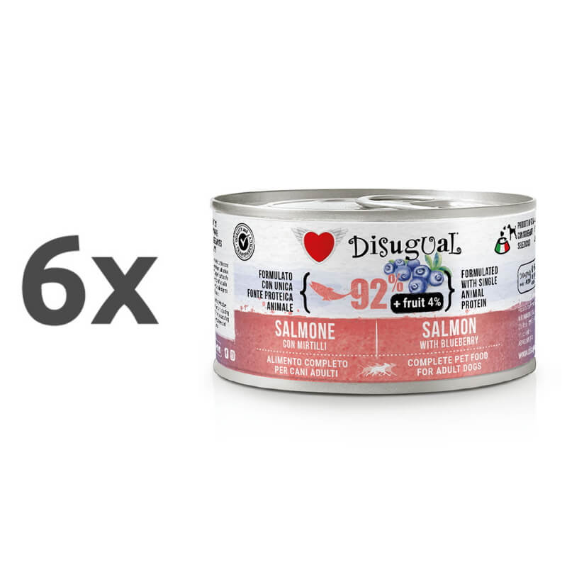 Disugual Fruit - losos in borovnica - 6 x 150 g