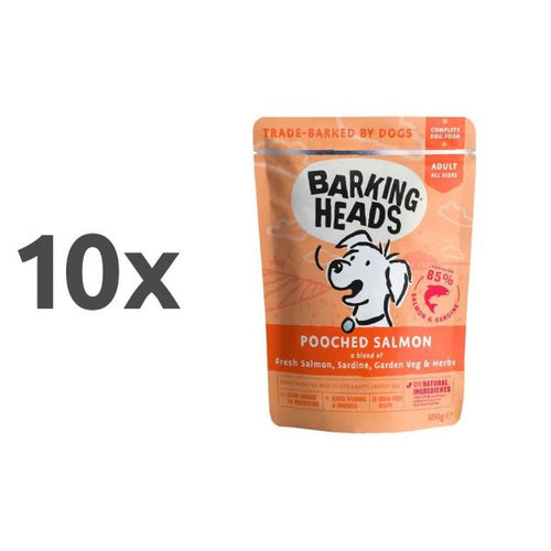 Barking Heads Pooched Salmon - losos - 300 g - 10 x 300 g