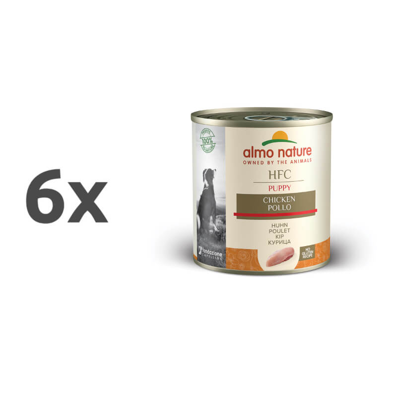 Almo Nature HFC Puppy - piščanec - 6 x 280 g
