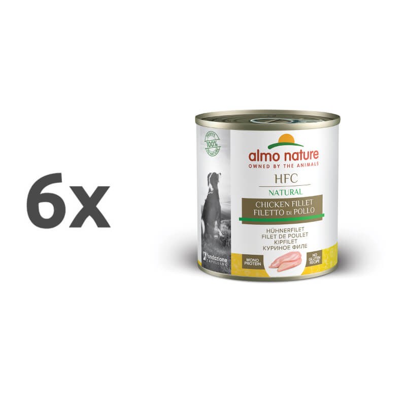Almo Nature HFC Natural - piščančji file - 6 x 280 g