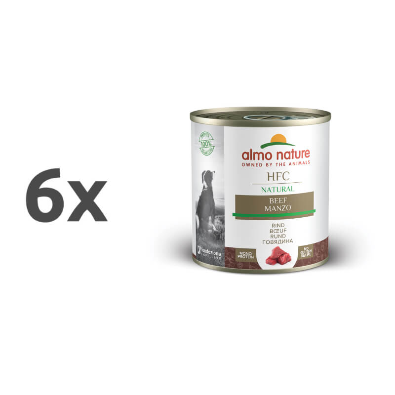 Almo Nature HFC Natural - govedina - 6 x 290 g