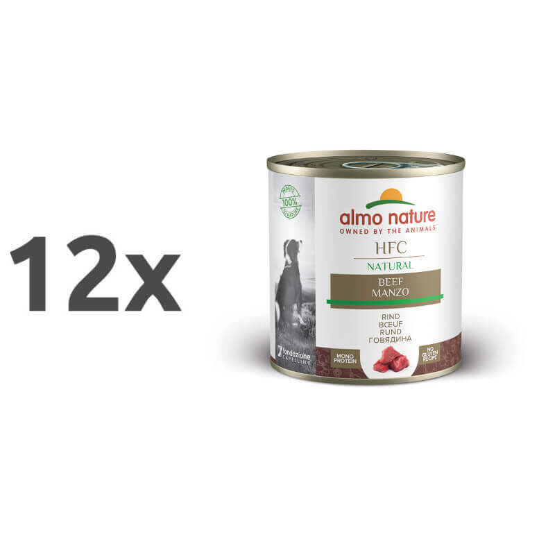 Almo Nature HFC Natural - govedina - 12 x 290 g