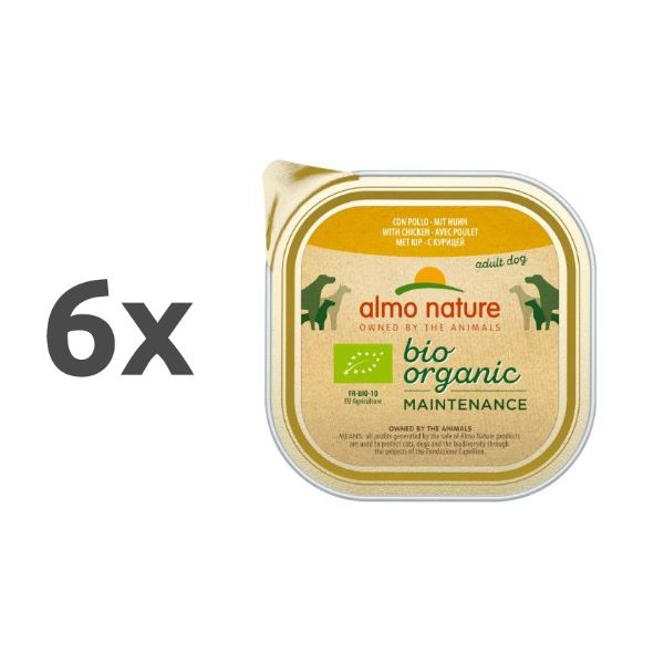Almo Nature Bio Organic - piščanec - 6 x 300 g