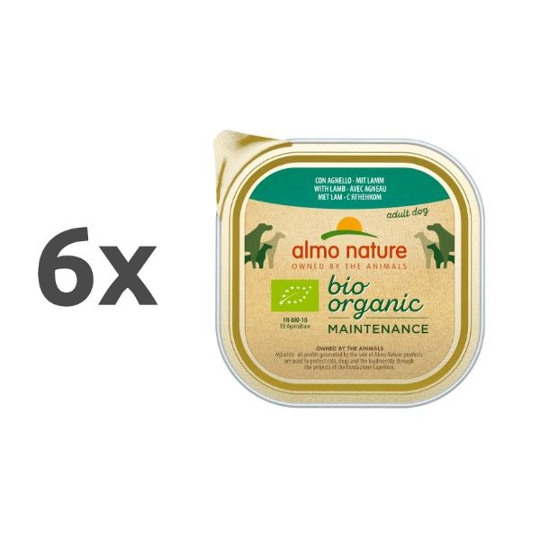 Almo Nature Bio Organic - jagnjetina - 6 x 100 g