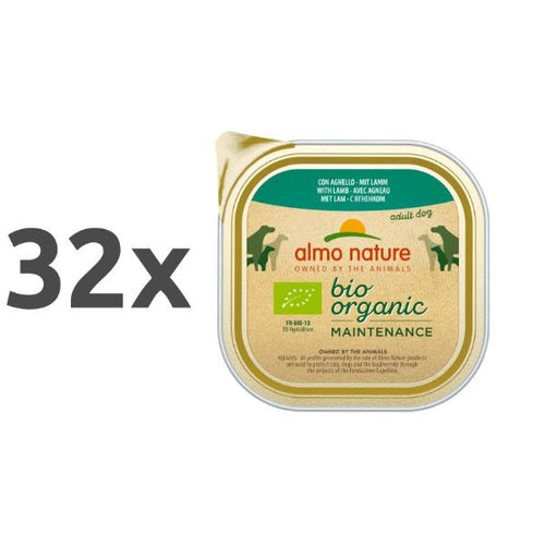 Almo Nature Bio Organic - jagnjetina - 32 x 100 g