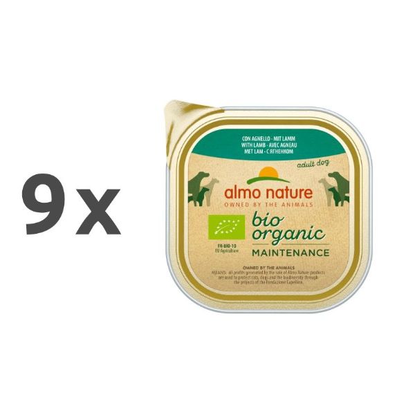 Almo Nature Bio Organic - jagnjetina - 9 x 300 g