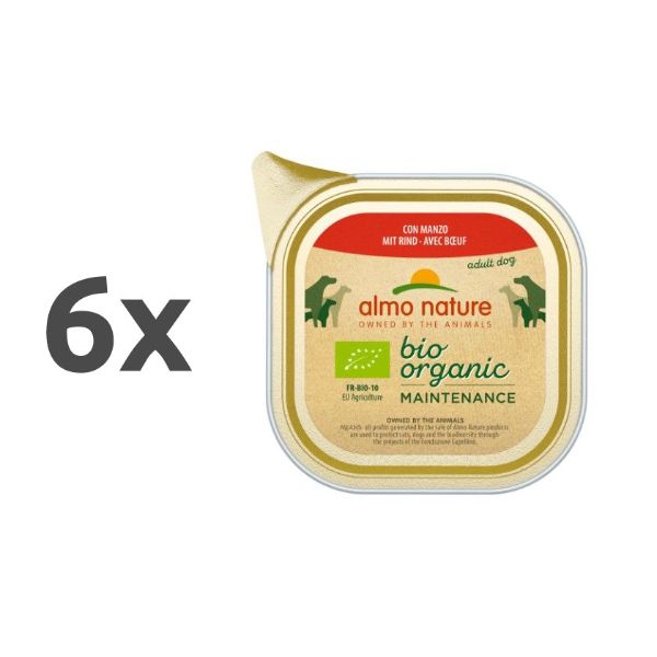 Almo Nature Bio Organic - govedina - 100 g - 6 x 100 g