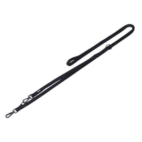 Nobby povodec trening Classic Comfort - črn - 300 cm - 25 mm