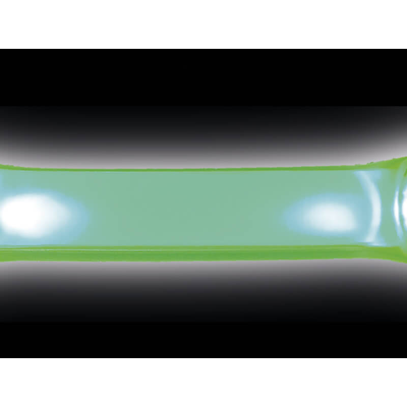 Nobby trak za ovratnico/povodec LED Flash, silikon - rumena (2)