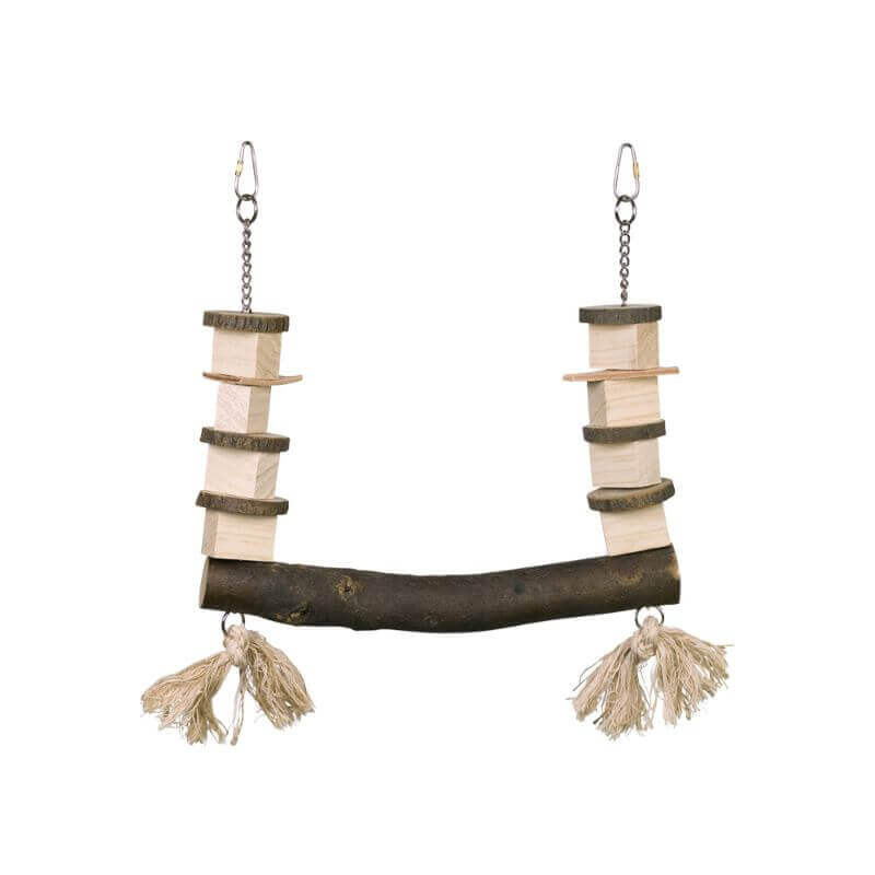 Nobby igrača za ptice lesena gugalnica - 30 x 37 cm