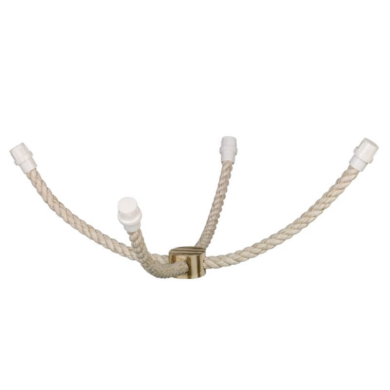 Nobby igrača za ptice križ iz sisal vrvi - 60 cm