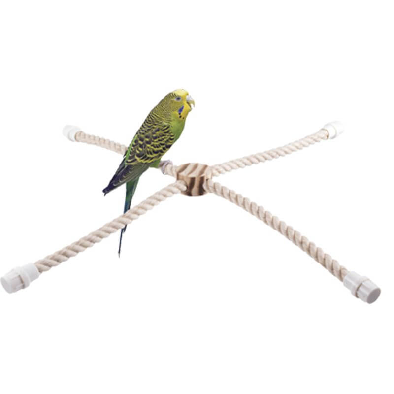 Nobby igrača za ptice križ iz sisal vrvi - 60 cm (3)