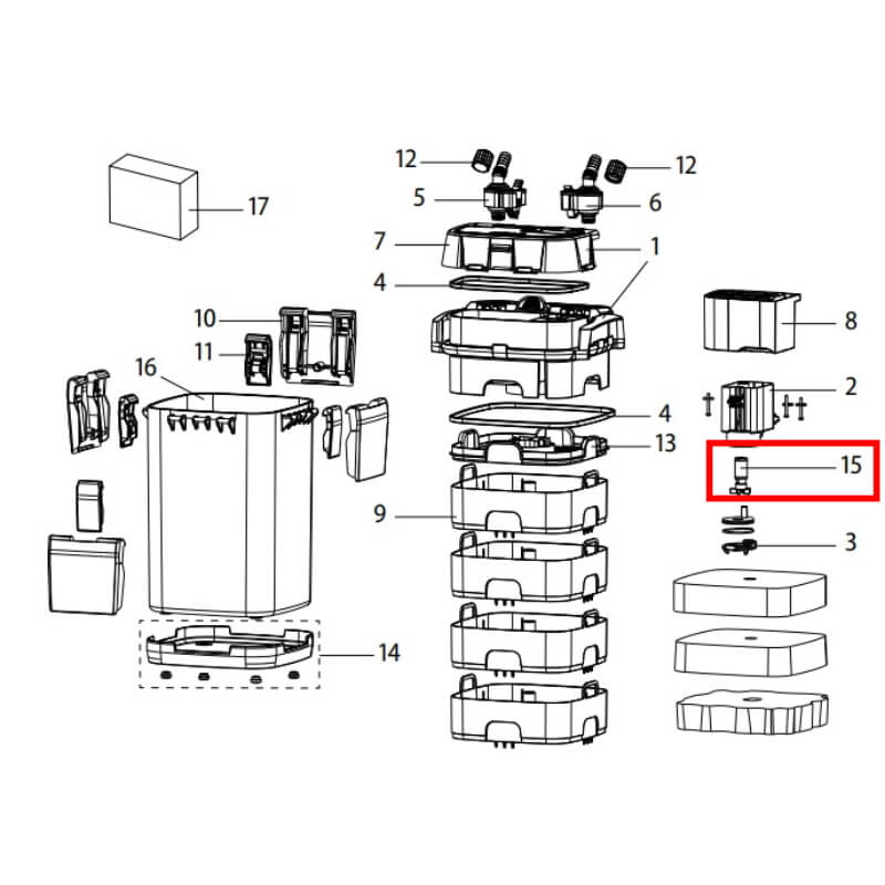Aquael rotor set za Ultramax 2000 (2)