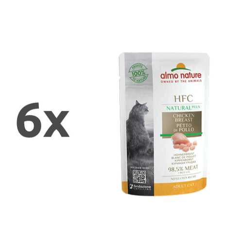 Almo Nature HFC Natural - piščančja prsa - 55 g - 6 x 55 g