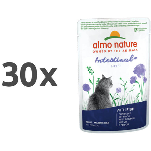Almo Nature Holistic Sensitive - riba - 70 g - 30 x 70 g