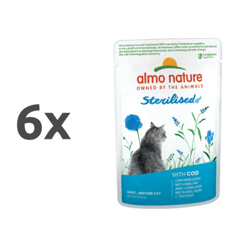 Almo Nature Holistic Sterilised - polenovka - 70 g - 6 x 70 g