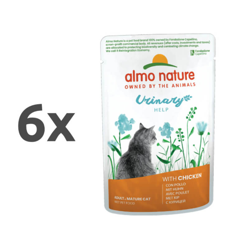 Almo Nature Holistic Urinary - piščanec - 70 g - 6 x 70 g