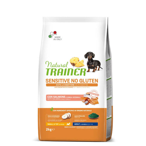 Natural Trainer Sensitive No Gluten Adult Mini - losos - 2 kg
