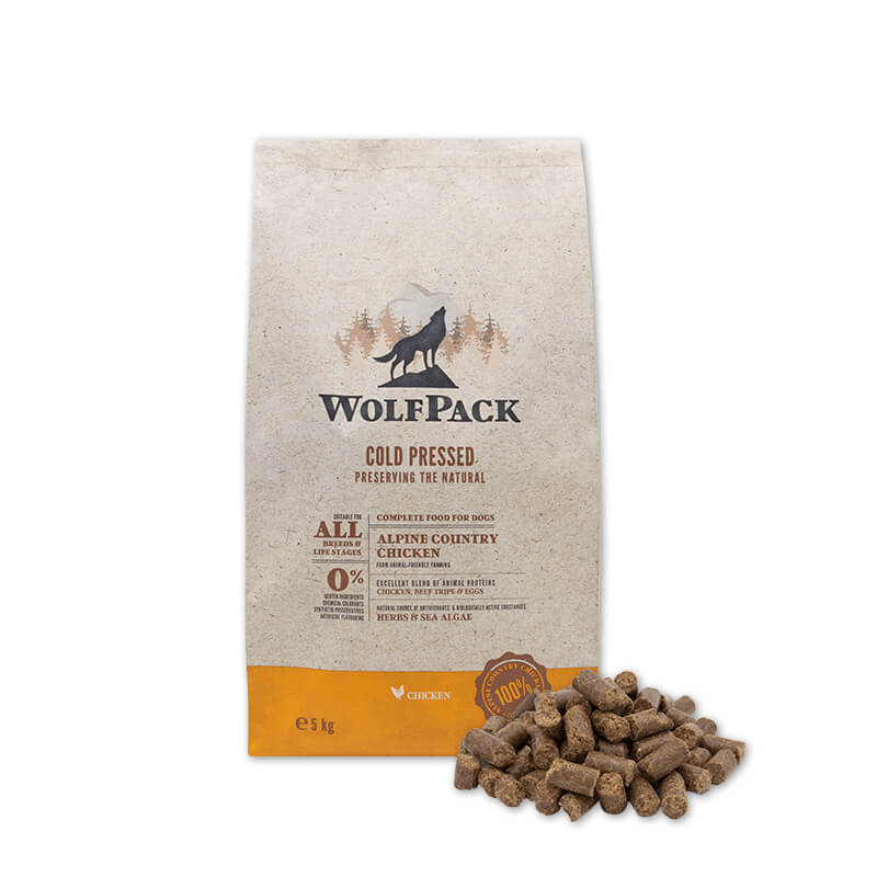 WolfPack hladno stiskana hrana - piščanec - 5 kg