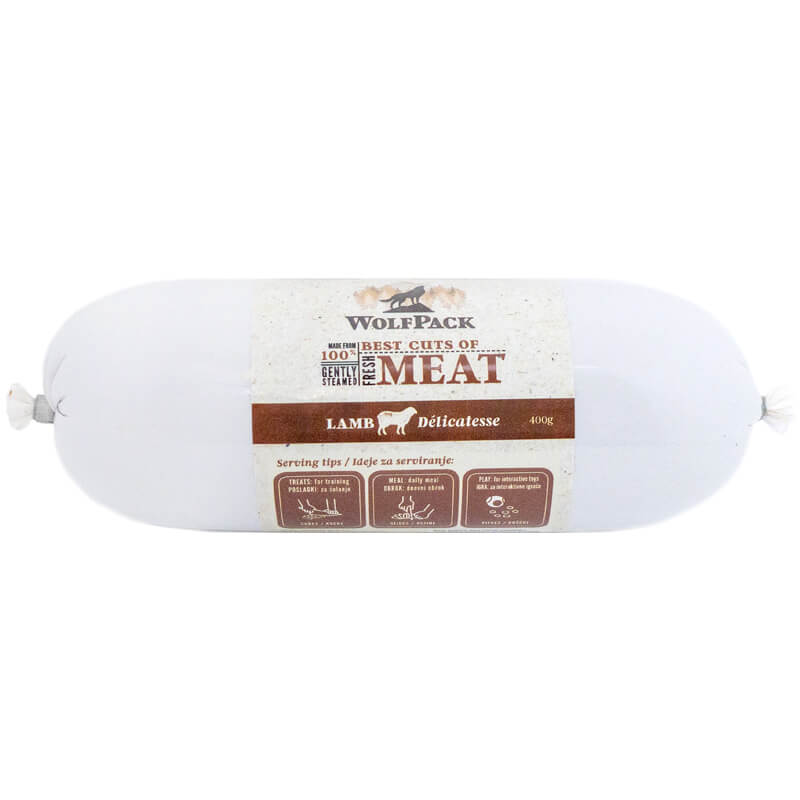 WolfPack Delicatesse mesna klobasa - jagnjetina - 400 g