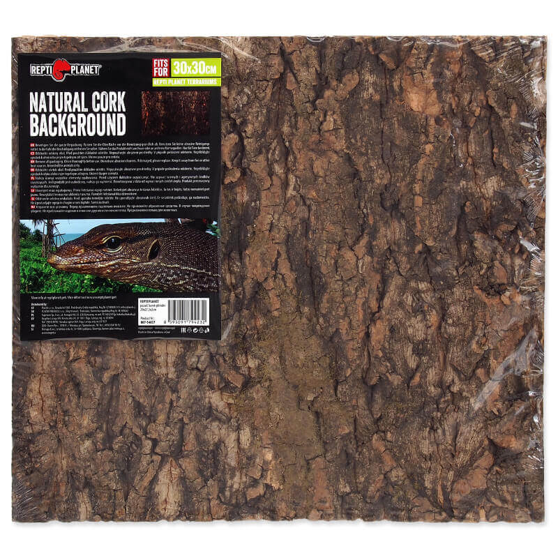 Repti Planet ozadje iz naravne plute - 29 x 27,3 x 2 cm (2)