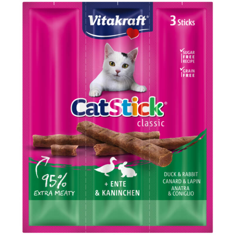 Vitakraft mini palčke, 3 kos - raca in kunec